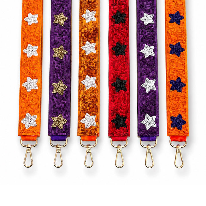 Star Sequin Game Day Purse Strap