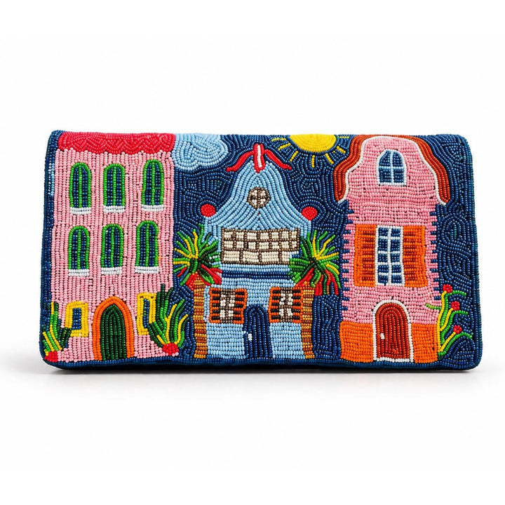 Mediterranean Beaded Clutch | Coastal Village