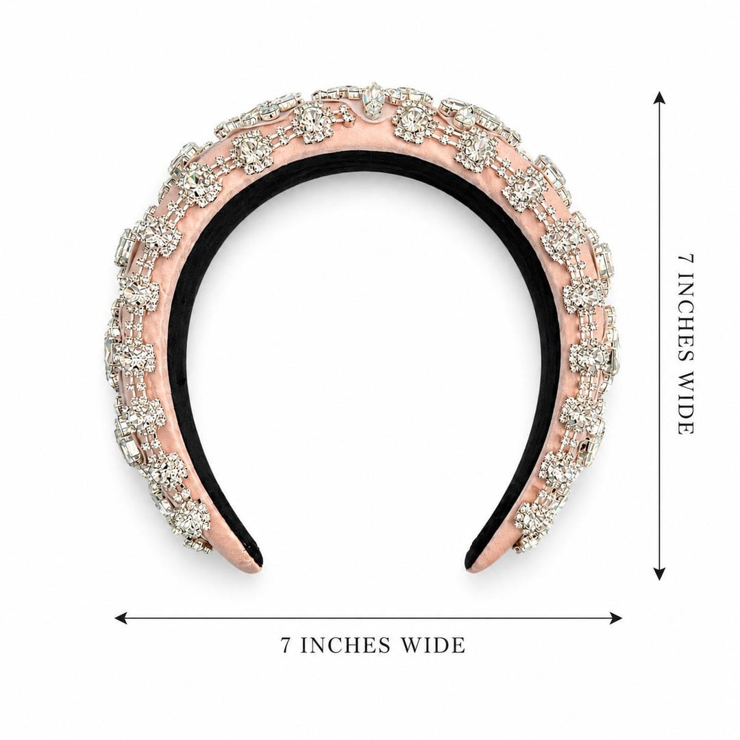 Crystal Rhinestone Luxury Headband — view 5 of 7 by Saints Headbands