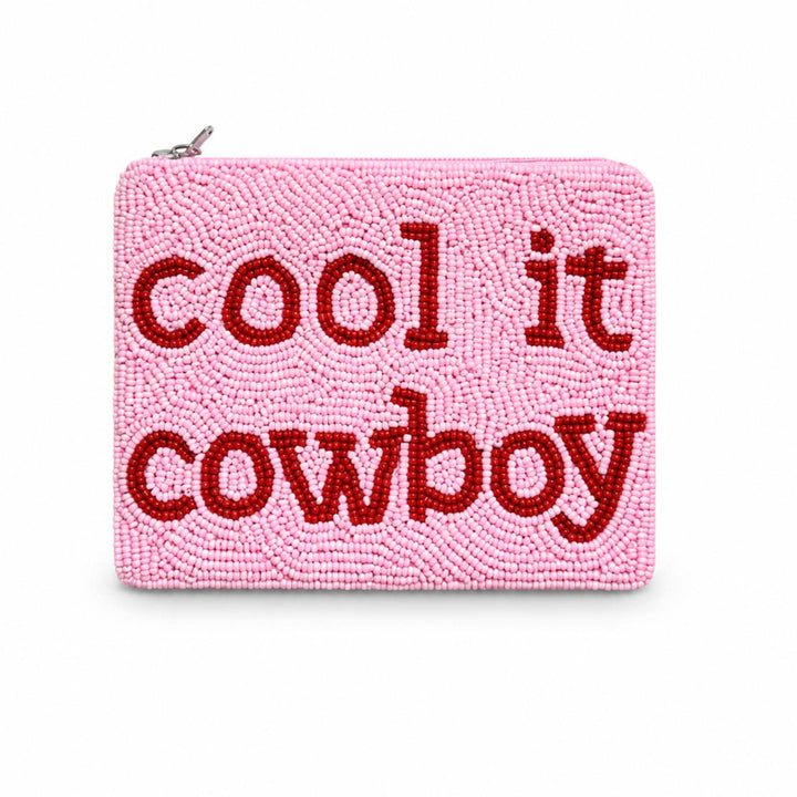 Cowboy Beaded Coin Purse — Cool It Cowboy design by Saints Headbands