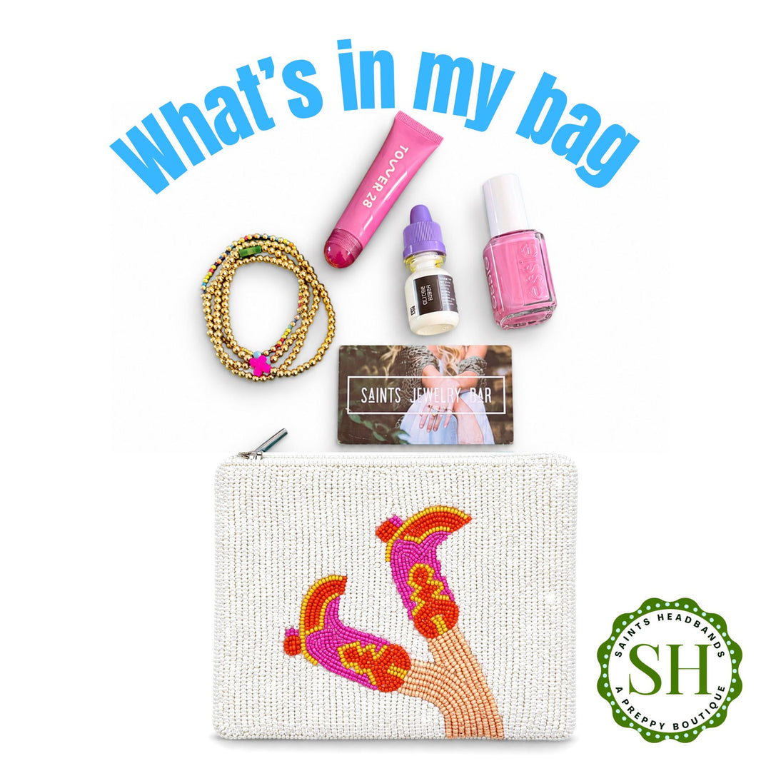 Cowboy Beaded Coin Purse — view 2 of 6 by Saints Headbands