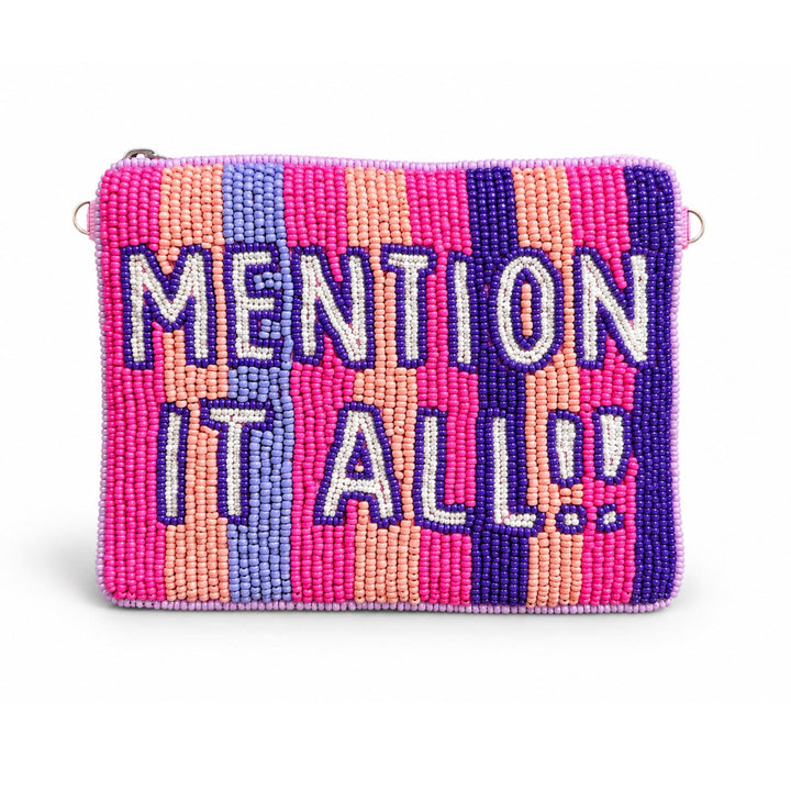 Mention It All Beaded Coin Purse